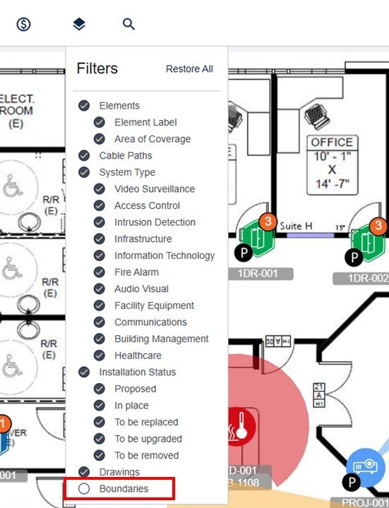 boundaries filter